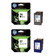 HP 56 / HP 57 High Capacity Ink Cartridge Black & Tri-Colour Multipack - (SA342AE)