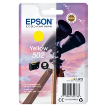 Epson 502 Yellow Ink Cartridge - (C13T02V44010 Binoculars)