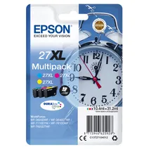 Epson 27XL High Capacity 3 Colour Ink Cartridge Multipack - (T2715 Alarm Clock)