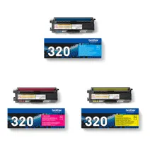 Brother TN-320 3 Colour Toner Cartridge Multipack