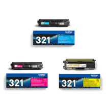 Brother TN-321 3 Colour Toner Cartridge Multipack
