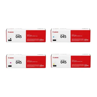 Canon 045 4 Colour Toner Cartridge Multipack (1242C002, 1241C002, 1240C002, 1239C002)