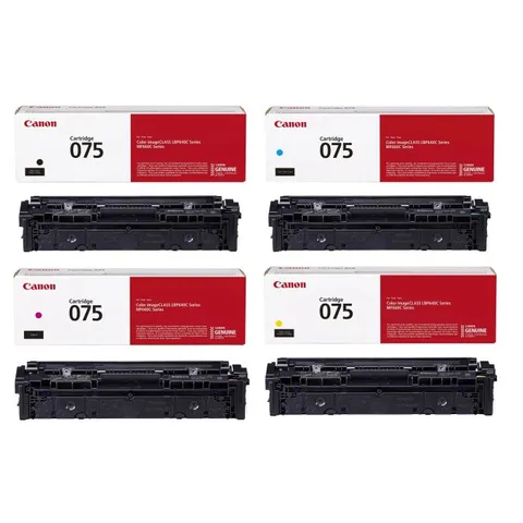 Canon 075 4 Colour Toner Cartridge Multipack