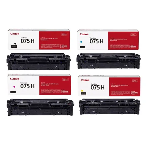 Canon High Capacity 075H 4 Colour Toner Cartridge Multipack