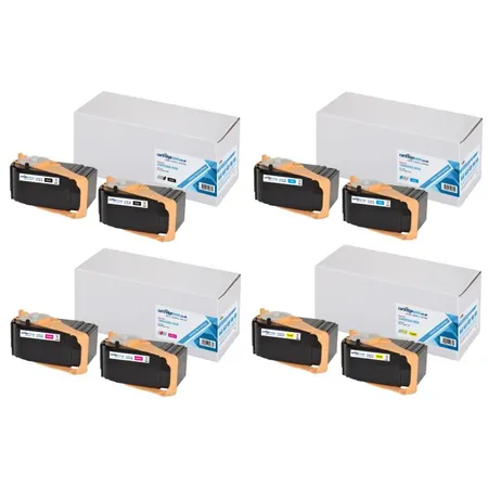 Compatible Xerox 106R0260 2 x 4 Colour Toner Cartridge Multipack