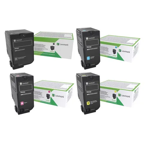 Lexmark 24B651 4 Colour Toner Cartridge Multipack