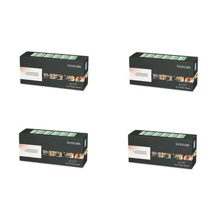 Lexmark 24B600 4 Colour Toner Cartridge Multipack - (contains 24B6846, 24B6847, 24B6848 & 24B6849)