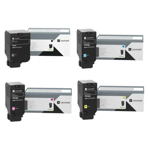 Lexmark 24B751 4 Colour Toner Cartridge Multipack