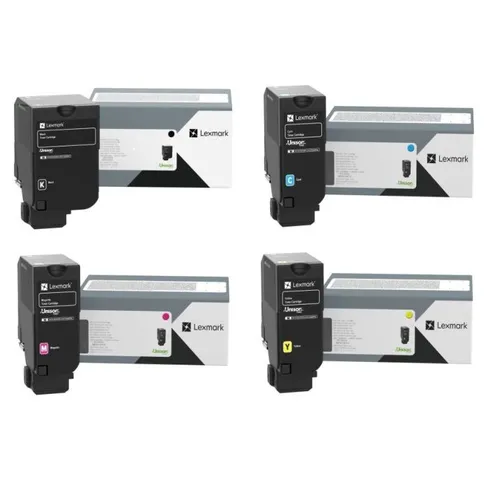 Lexmark 24B755 4 Colour Toner Cartridge Multipack