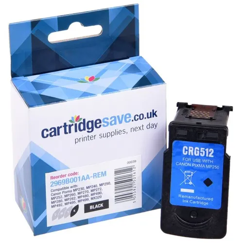 Compatible Canon PG-512 High Capacity Black Ink Cartridge - (2969B001AA)