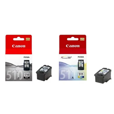 Canon PG-510 / CL-511 Black & Tri-Colour Ink Cartridge Multipack (2970B010)