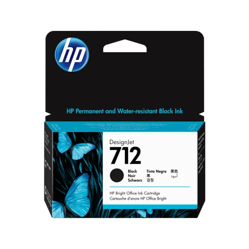 HP 712 Black Ink Cartridge - (3ED70A)