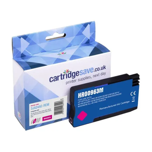 Compatible HP 963 Magenta Ink Cartridge - (3JA24AE)