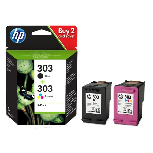 HP 303 Black & Tri-Colour Ink Cartridge Multipack (3YM92AE)