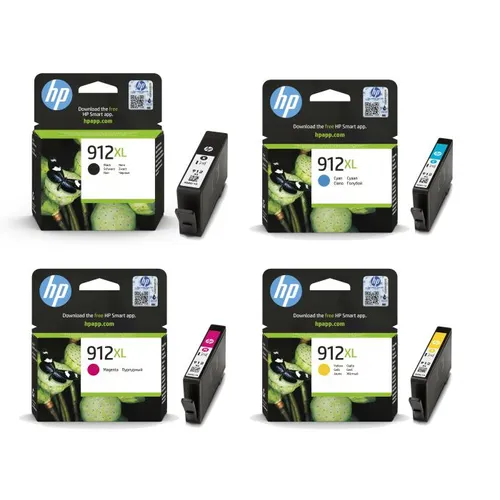 HP 912XL High Capacity 4 Colour Ink Cartridge Multipack (3YP34AE)