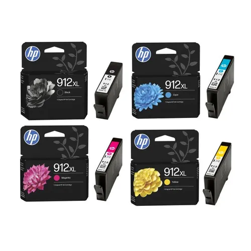 HP 912XL High Capacity 4 Colour Ink Cartridge Multipack (3YP34AE)