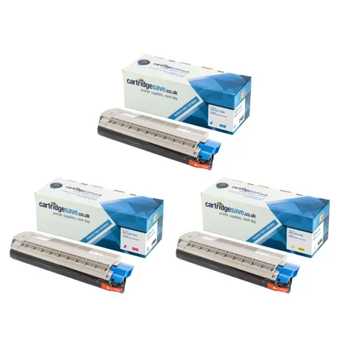 Compatible OKI 4387230 3 Colour Toner Cartridge Multipack