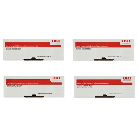 Oki 4484451 4 Colour Toner Cartridge Multipack