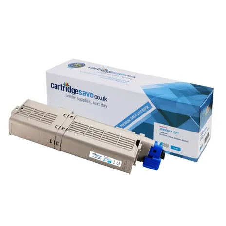 Compatible Oki 46490607 High Capacity Cyan Toner Cartridge
