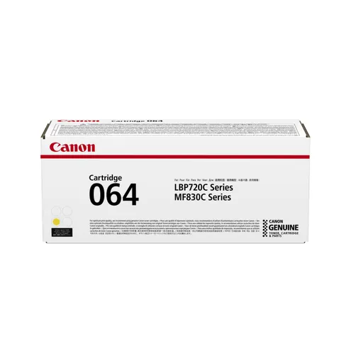 Canon 064 Yellow Toner Cartridge (4931C001)