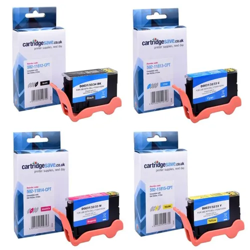 Compatible Dell Series 33 Extra High Capacity 4 Colour Ink Multipack