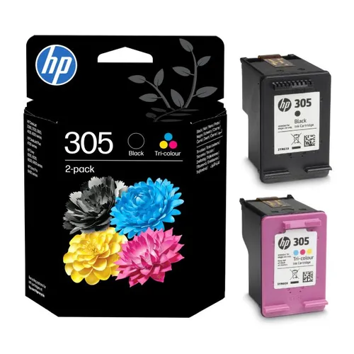 HP 305 Black & Tri-Colour Ink Multipack - (6ZD17AE)