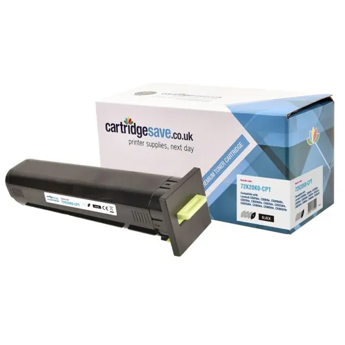 Compatible Lexmark 72K20K0 Black Toner Cartridge