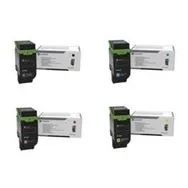Lexmark 75M20 4 Colour Return Programme Toner Cartridge Multipack