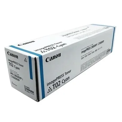 Genuine Canon T02 Cyan Toner Cartridge - (8530B001AA)