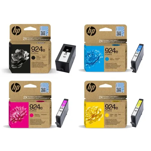 HP 924e EvoMore High Capacity 4 Colour Ink Cartridge Multipack
