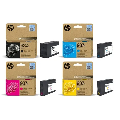 HP 937e EvoMore High Capacity 4 Colour Ink Cartridge Multipack