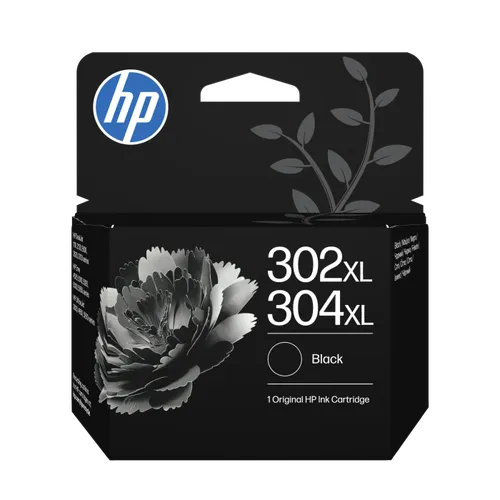 HP 302XL/304XL High Capacity Black Ink Cartridge - (B7RT9AE)
