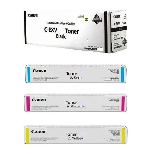 Canon C-EXV54 4 Colour Toner Cartridge Multipack (1394C002, 1395C002, 1396C002, 1397C002)
