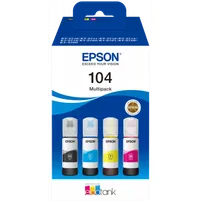 Epson 104 4 Colour Ink Bottle Multipack