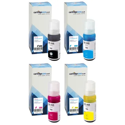 Compatible 4 Colour Epson 103 Ink Bottle Multipack