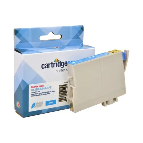 Compatible Epson T0552 Cyan Printer Cartridge - (C13T055240 Duck)