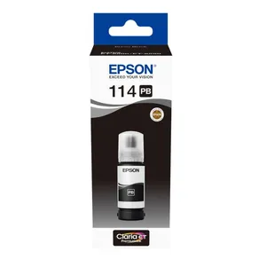 Epson 114 Photo Black Ink Bottle - (C13T07B140)