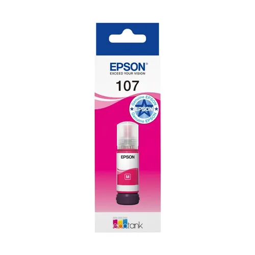 Epson 107 Magenta Ecotank Ink Bottle - (C13T09B340)