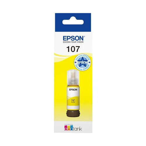 Epson 107 Yellow Ecotank Ink Bottle - (C13T09B440)