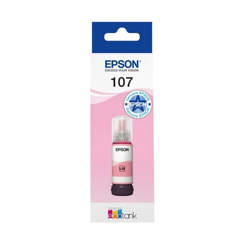 Epson 107 Light Magenta Ecotank Ink Bottle - (C13T09B640)