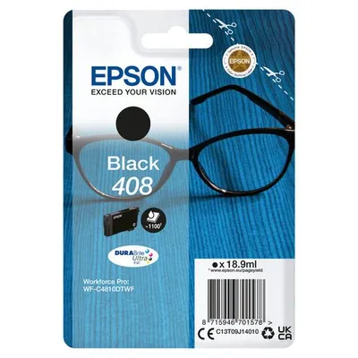 Epson DURABrite Ultra 408 Black Ink Cartridge - (C13T09J14010)