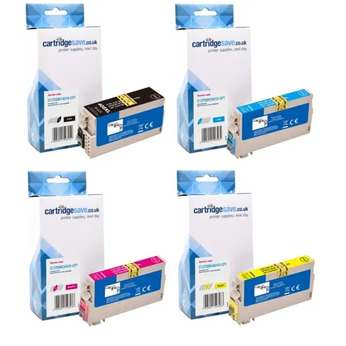 Compatible Epson 408L High Capacity 4 Colour Ink Cartridge Multipack - (C13T09K Glasses)