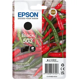 Epson 503 Black Ink Cartridge - (C13T09Q14010 Chilli)
