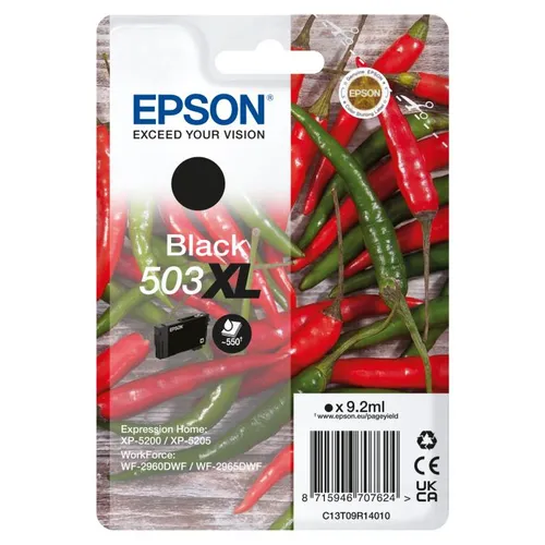 Epson 503XL High Capacity Black Ink Cartridge - (C13T09R14010 Chilli)