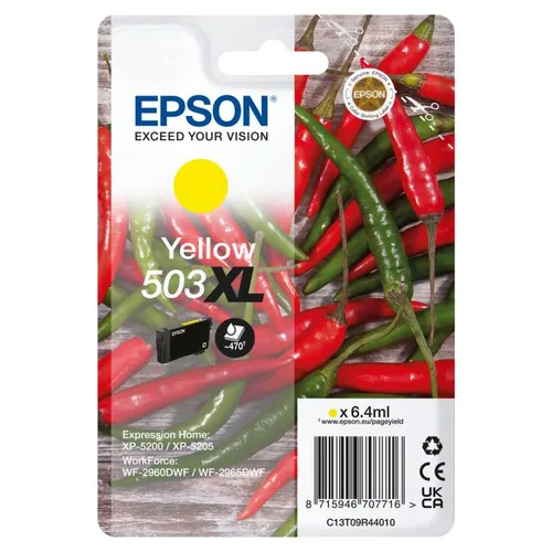 Epson 503XL High Capacity Yellow Ink Cartridge - (C13T09R44010 Chilli)