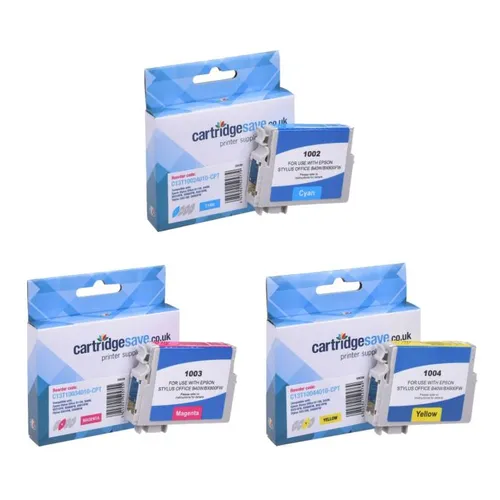 Compatible Epson T1006 Multipack 3-Colour Ink Cartridge - (C13T100640 Rhino)