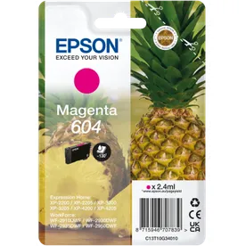 Epson 604 Magenta Ink Cartridge - (C13T10G34010 Pineapple)