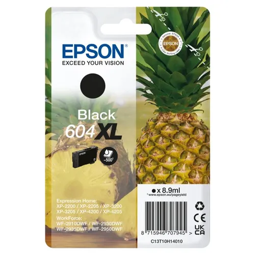Epson 604XL High Capacity Black Ink Cartridge - (C13T10H14010 Pineapple)