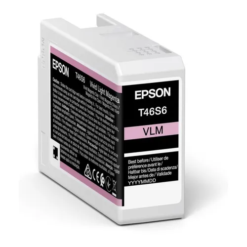 Epson T46S6 Vivid Light Magenta Ink Cartridge - (C13T46S600)