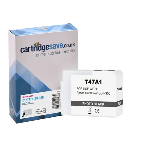 Compatible Epson T47A1 Photo Black Ink Cartridge - (C13T47A100)